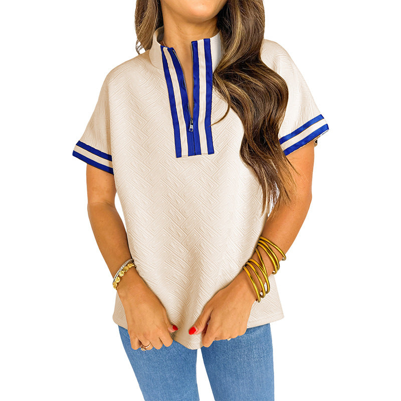 European And American Leisure Style Multi-color T-shirt Women