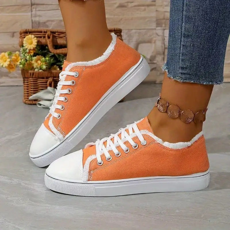Lightweight Canvas Shoes For Women In Larger Sizes