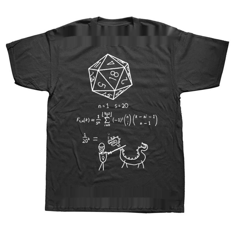Novelty Dungeon Dragon T Shirts Graphic T-shirt