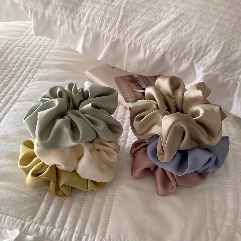 French Sweet Ins Style High-grade Satin Hair Ring