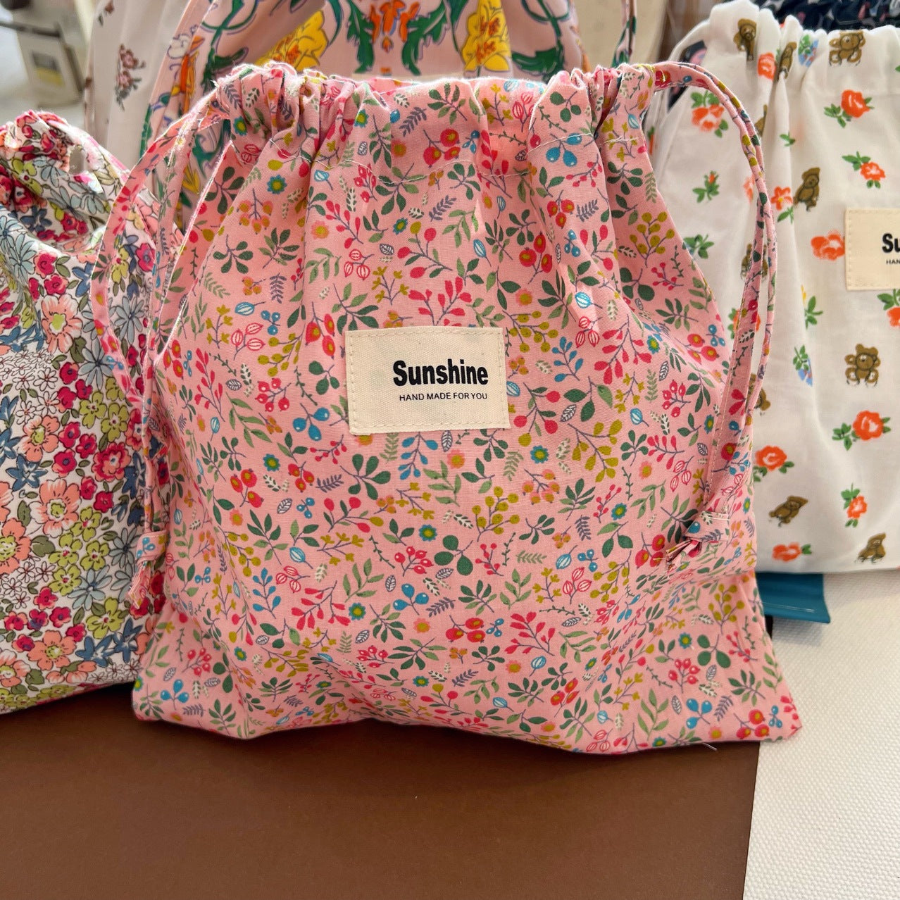Travel Storage Bag With Drawcord Closure