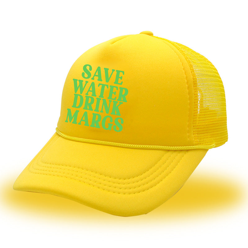 Save Water Ink Margs Printed Baseball Cap