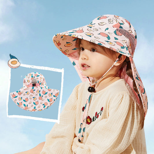 Children's Thin Sunshade Fisherman Hat
