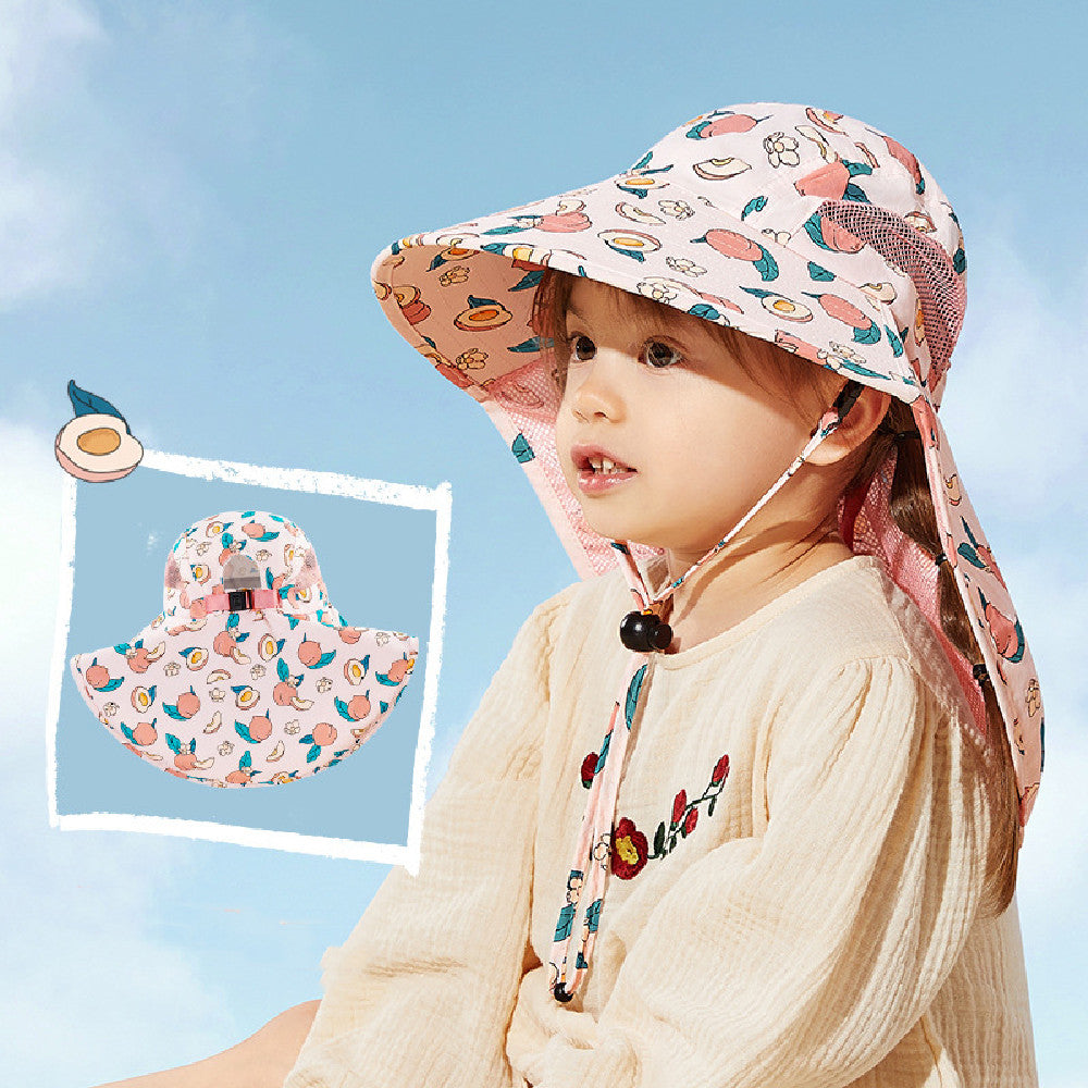 Children's Thin Sunshade Fisherman Hat