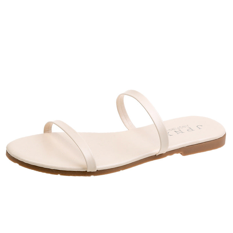 Summer New Fashion Personality Flat Slippers Women