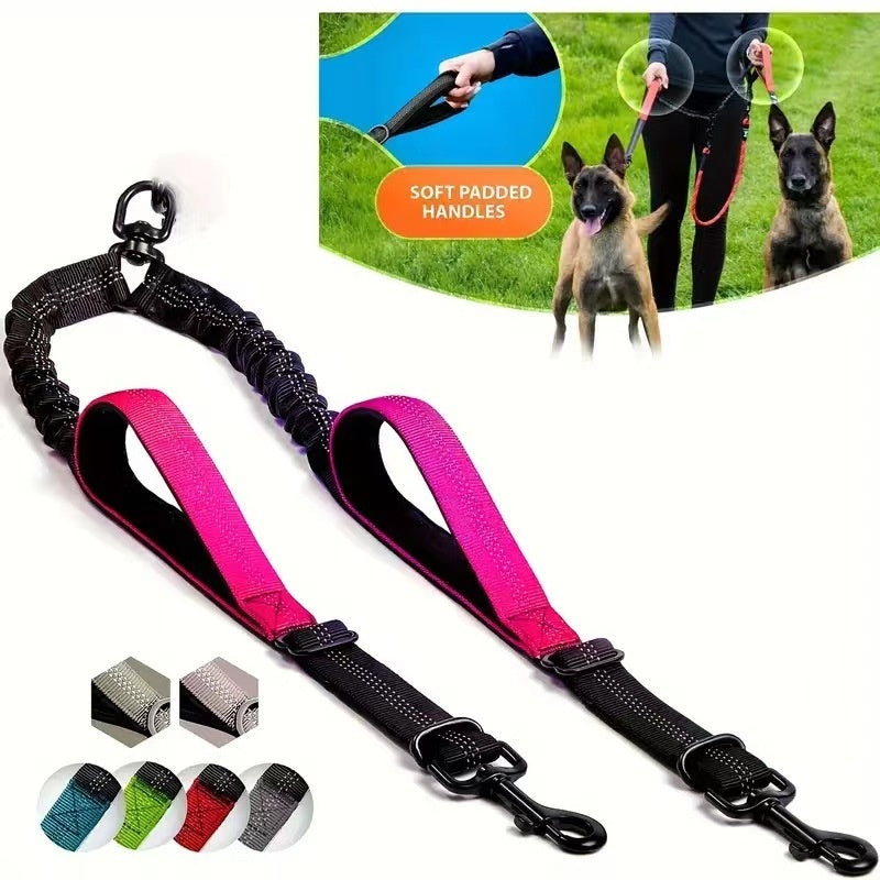 Håndholdt hundetov til store hunde eksplosionssikker dobbelt hundesnor