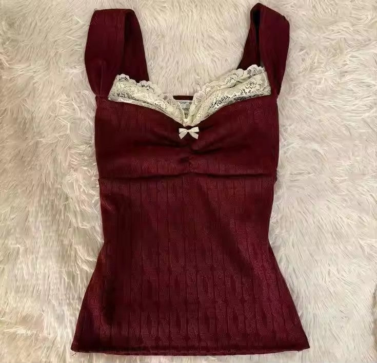 Harajuku Hot Girl Blonde Y2g Retro Letmatchende Vest