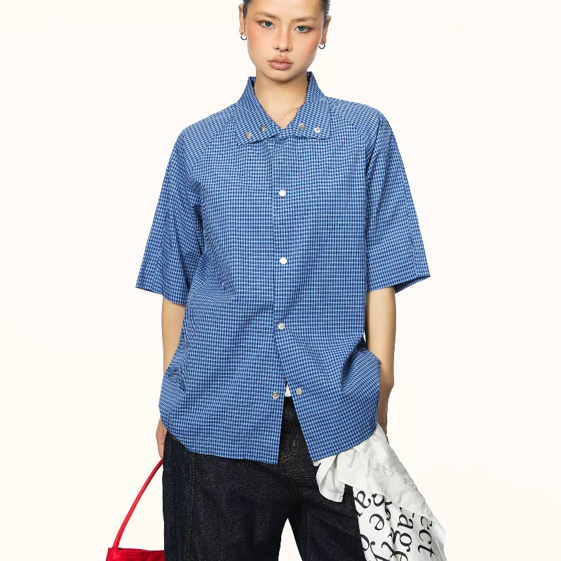 Summer American Retro High-grade Top Loose Casual Shirt