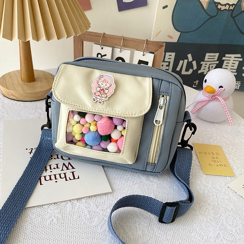 New Nylon Women's Literary Cute Shoulder Messenger Bag