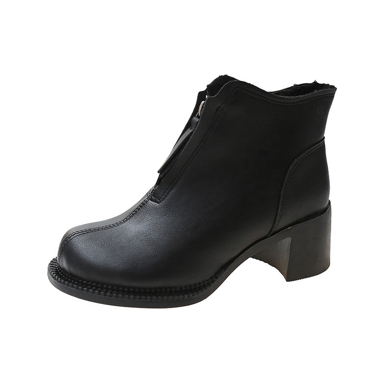 Retro Ethnic Style Women's Mid-heel Martin Boots