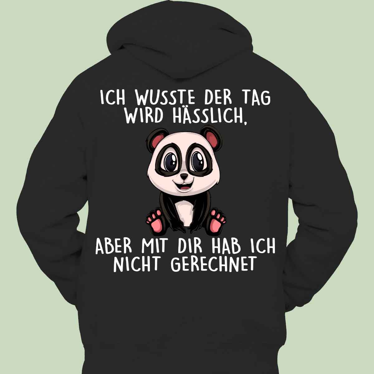 Ugly Panda Hættetrøje Unisex Bagtryk