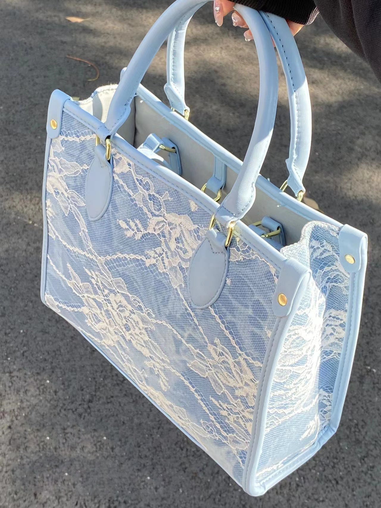Women's Fashionable New Niche Lace Handbag