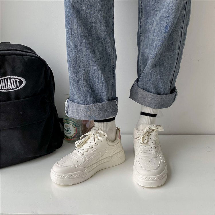Alsidige Retro In Trendy Sneakers med Høj Æstetik