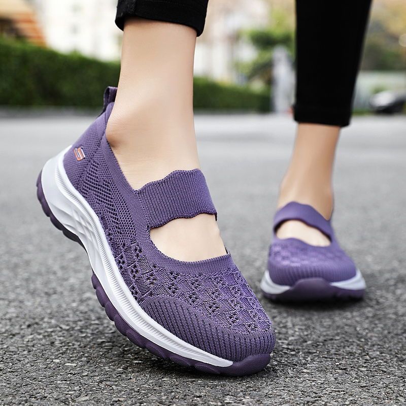 Slip-on Leisure Sports Flying Woven Shoes
