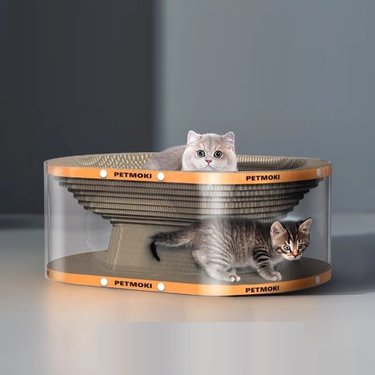 Cat Scratch Board Cat Nest Tunnel Toy