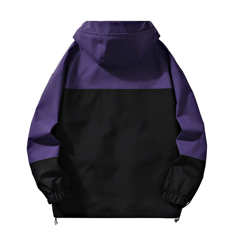 Casual All-match Baseball Hooded Loose Leisure Workwear Jacket