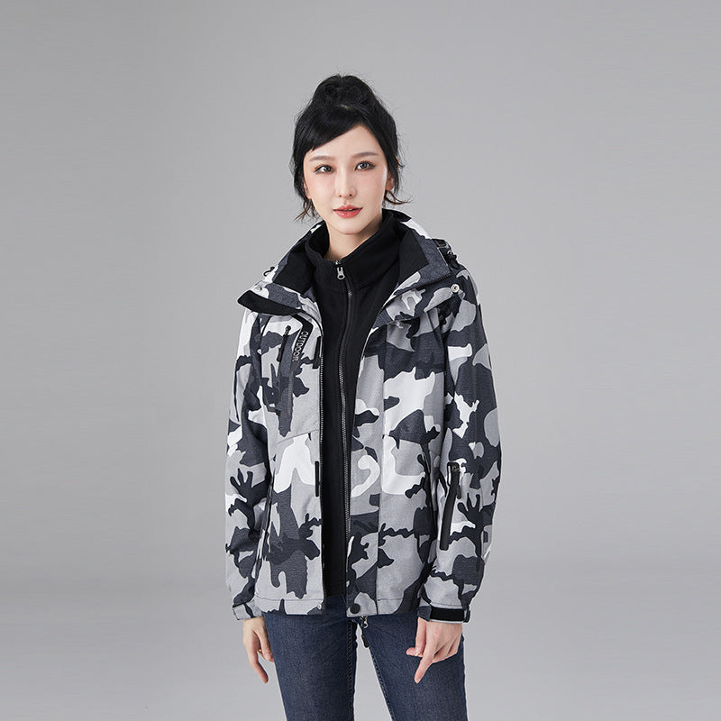 Shell Jacket Men's Three-in-one Fleece