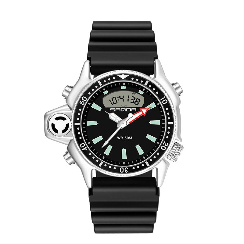 Sports Multifunctional Outdoor Waterproof Large Dial Watch