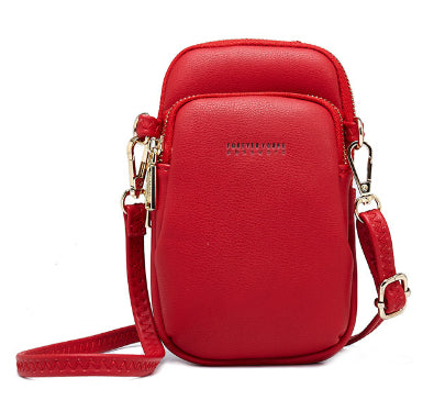 Fashion Simple Solid Color Crossbody Bag