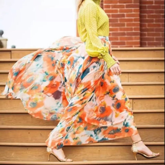 Women's Elegant Bohemian Swing Printed Dress
