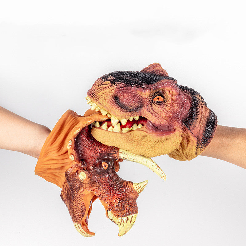 Simulationsdinosaur Tyrannosaurus Rex-handsker Blød Gummi Dyremodel