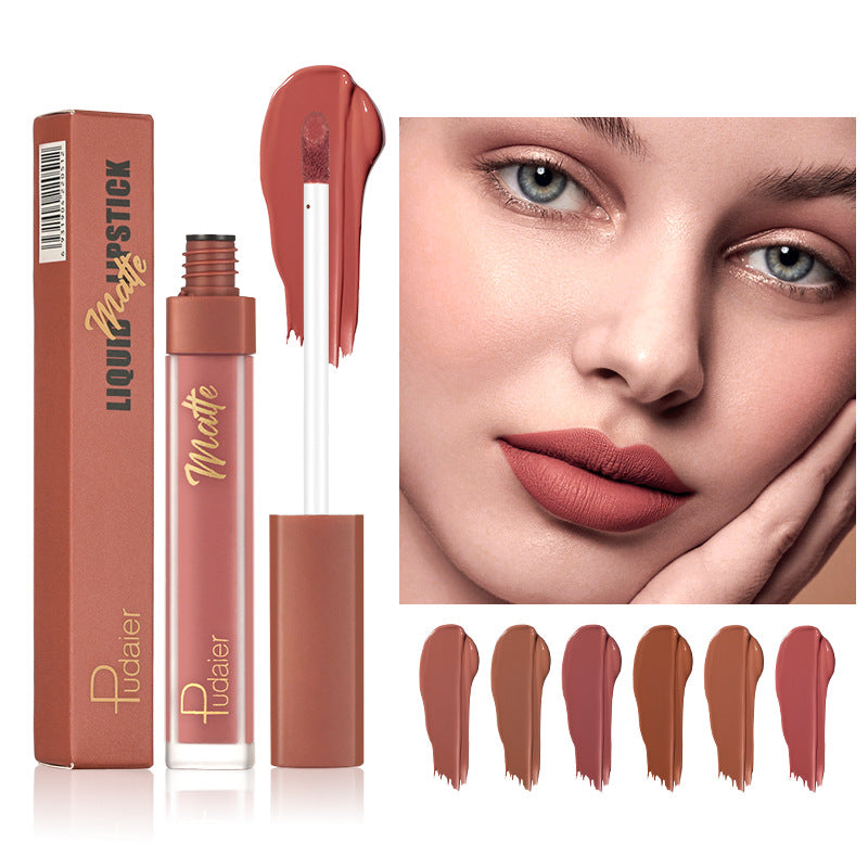 12 Colors Matte Lip Gloss Matte Surface