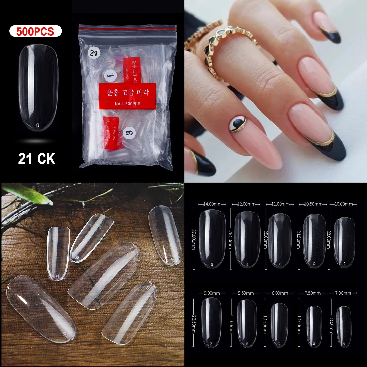 French Pointed Non-marking Ballet Transparent