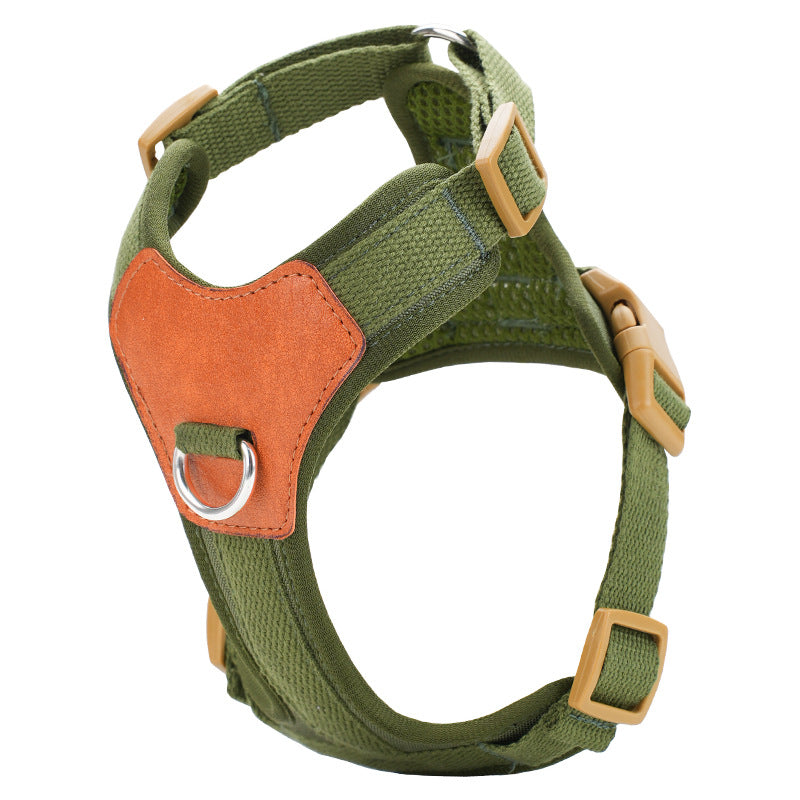 Retro Dog Hand Holding Rope Pet Harness