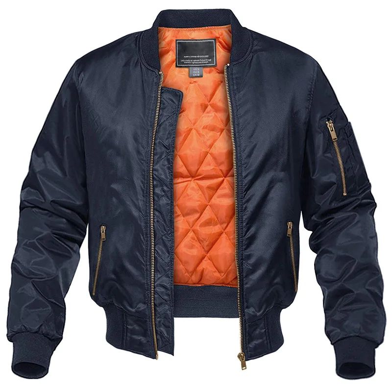 Plus Size Fat Guy Sports Casual Cotton Jacket