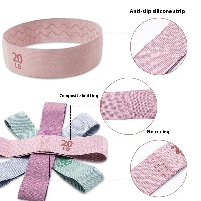 Hip Yoga Supplies Elastic Force Circle Strength Training Stretch Girdle