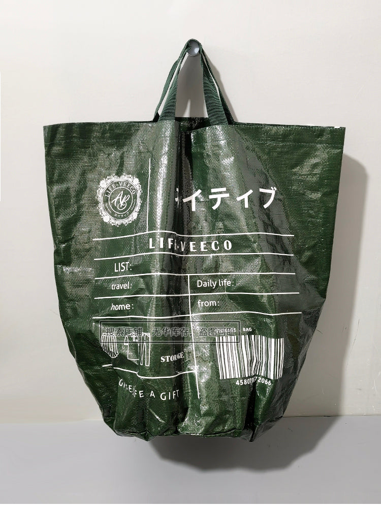 Moisture-proof Large Capacity Handbag Woven Shopping Bag