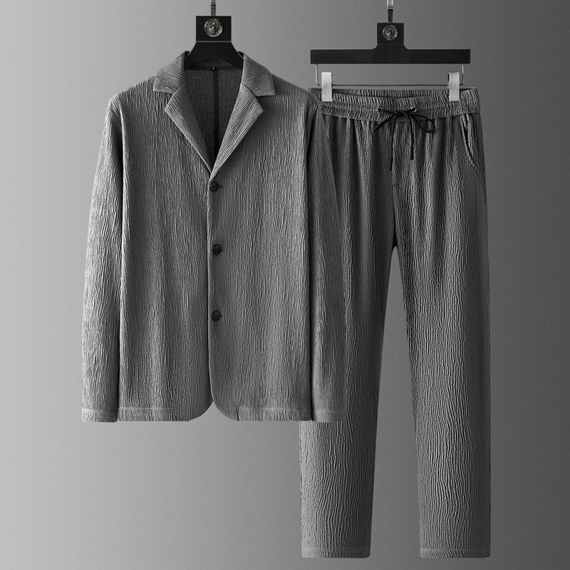 Fashion High Elastic Loose Thin Casual Suit