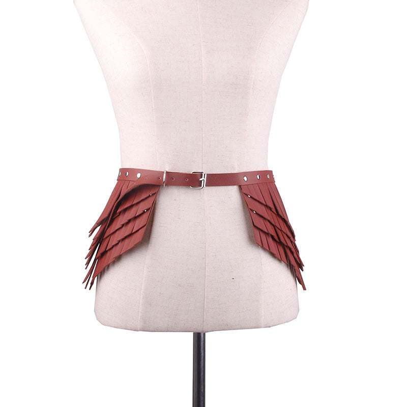 Women's Fashion Multi-layer Tassel Belt Decorations