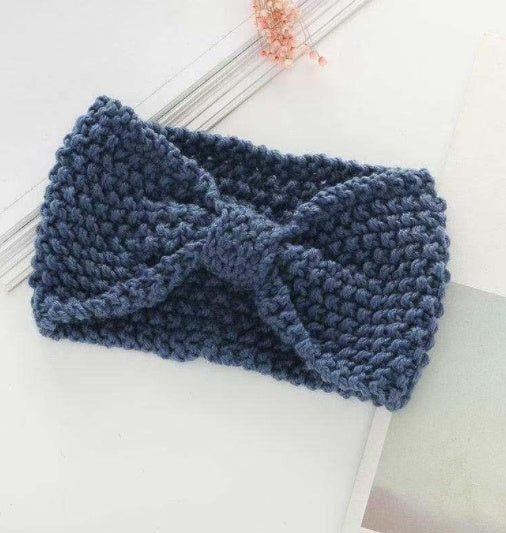 Wool Wide Brimmed Headband Hat Headwear Autumn And Winter Warm Headscarf