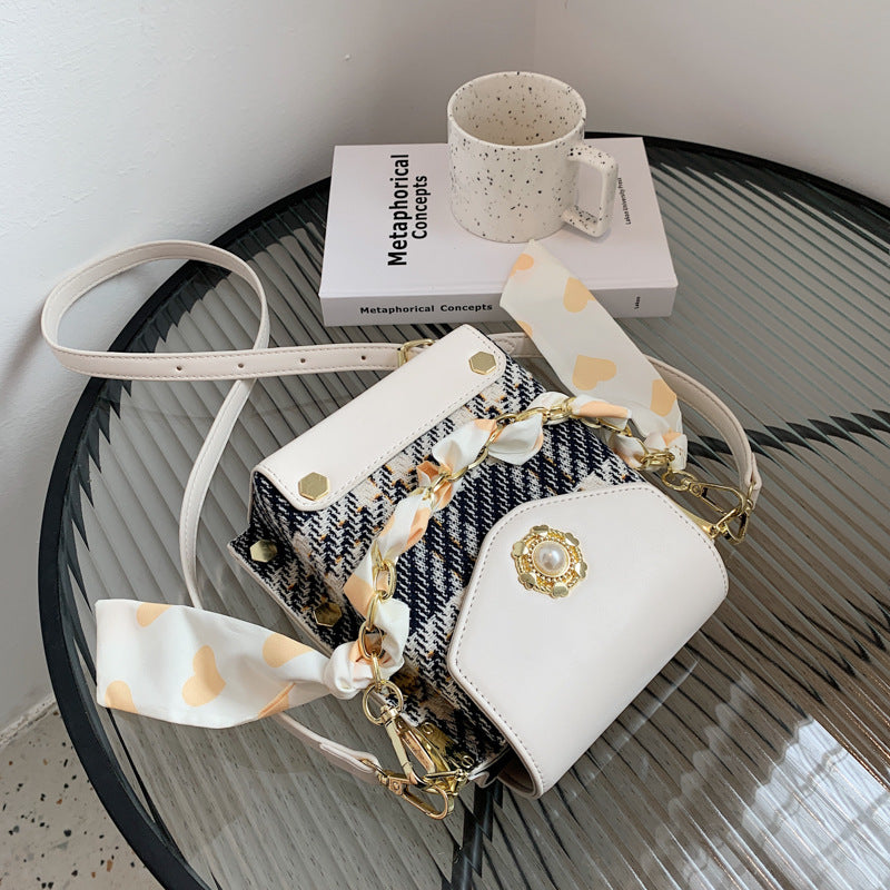 match Fashion Messenger Bag Small Square Bag Popular One-shoulder Handbag