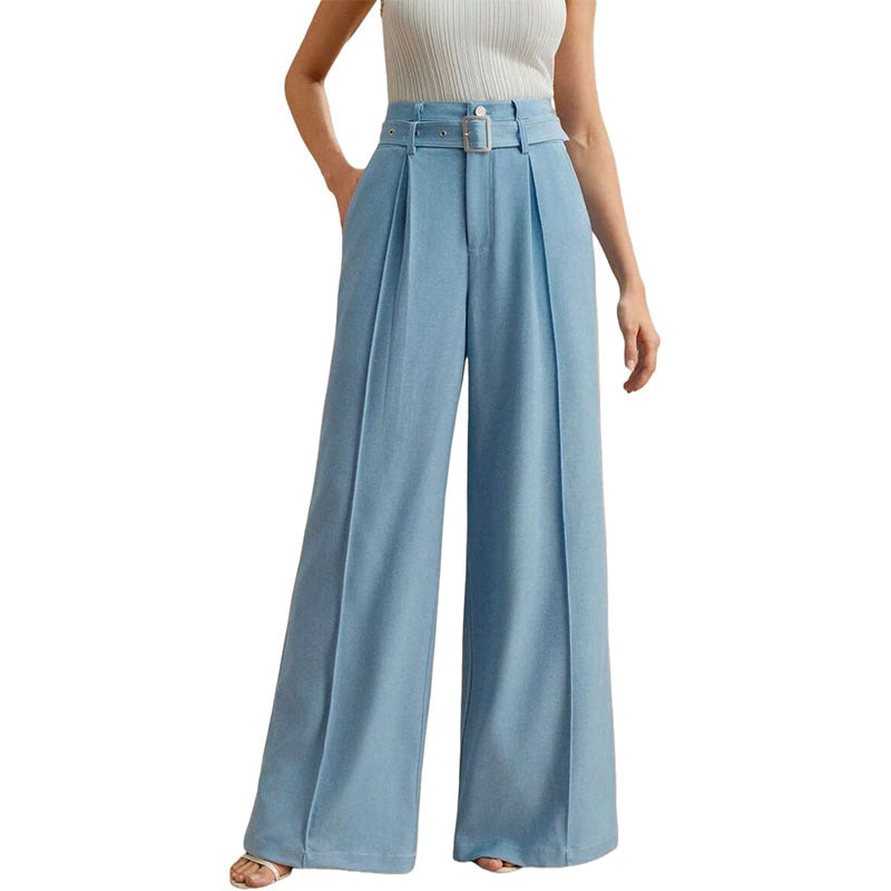 Wide-leg High Waist Jeans For Women