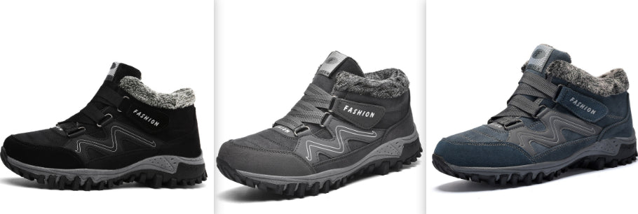 Plus Size Men's And Women's Snow Boots Non-slip Warm