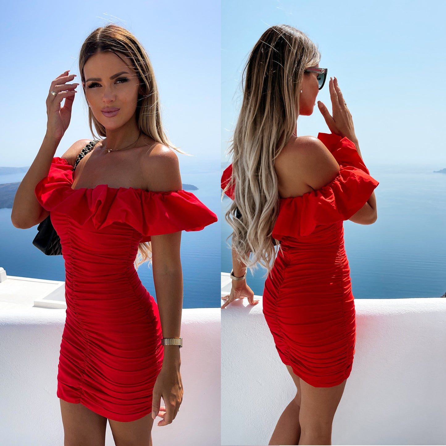 Sexy Off-Shoulder Slim-Fit Dress For Women