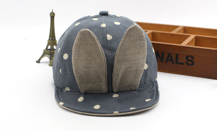 Cartoon Cute Bunny Soft Brim Baseball Hat