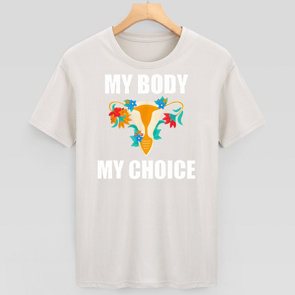 European And American T-shirt Feminism Cotton Plus Size