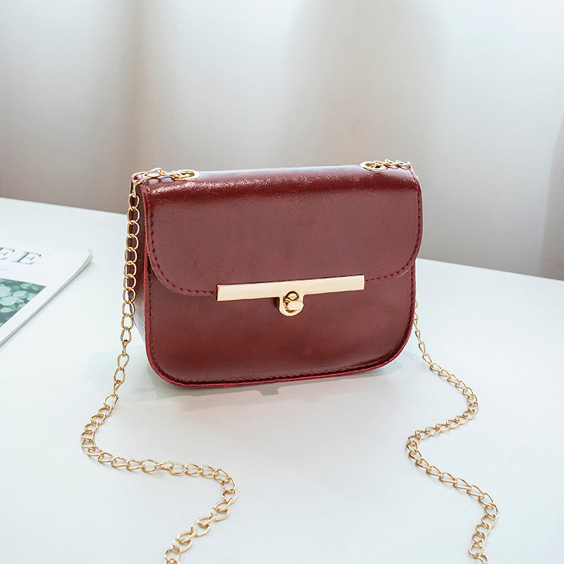 Women's Fashion Casual Solid Color Single Shoulder Crossbody Bag