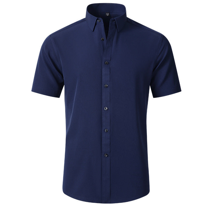 Solid Color Simple Business Thin Lining Shirt