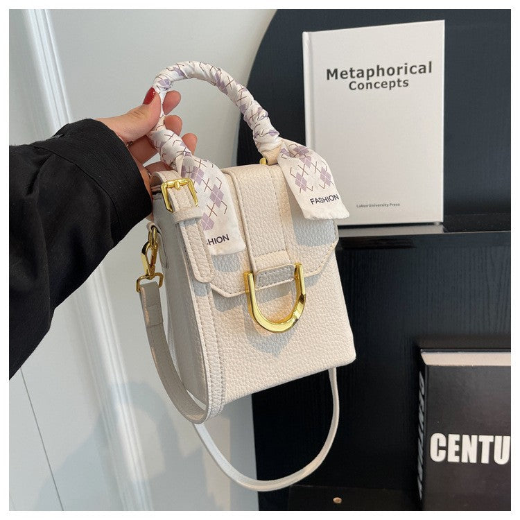 Nyt Fashion Halstørklæde Dekoration Håndtaske Dame Alsidig Crossbody