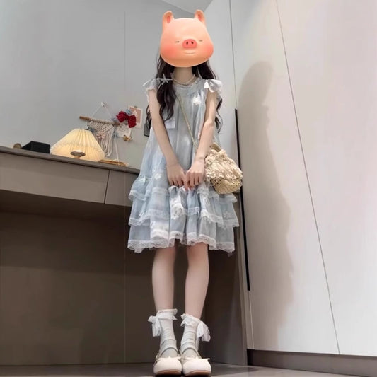 New Petite-style Chic Princess Mini Skirt
