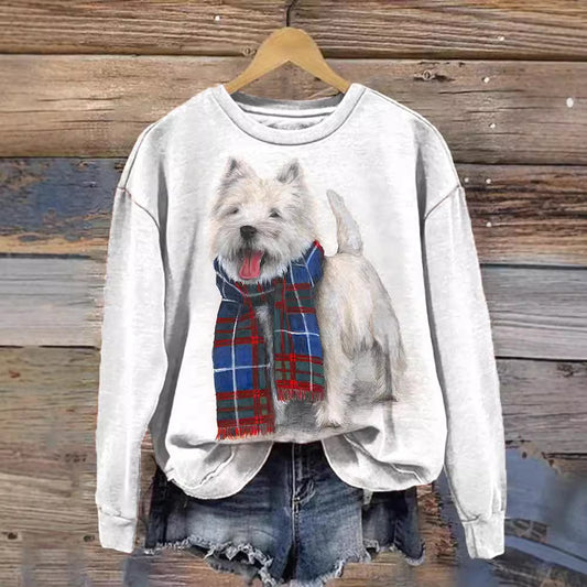 Sweater uden hætte med dyreprint til mænd og kvinder - trendy gadebeklædning