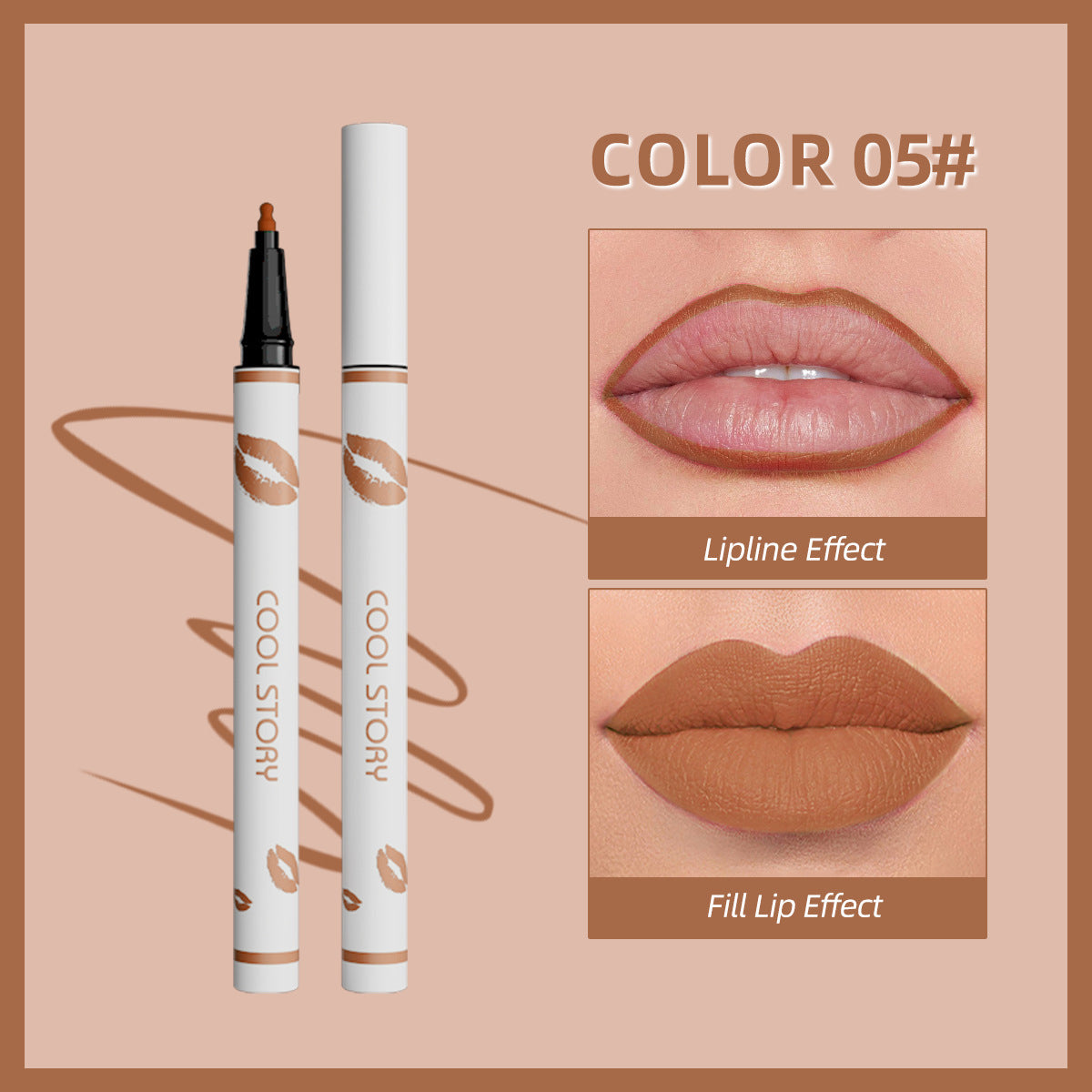 No Stain On Cup Lip Liner Matte Liquid