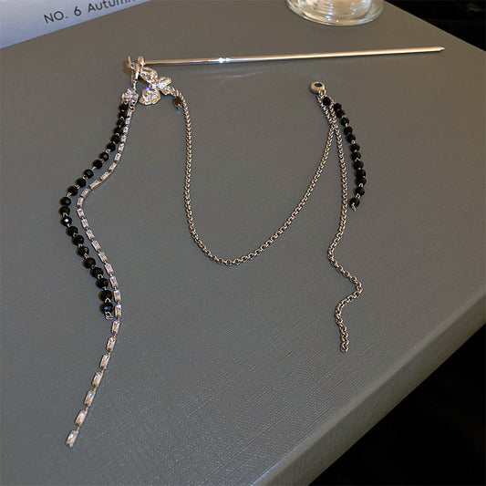 Kold Sommerfugl Diamant Krystal Hårnål Personlighed