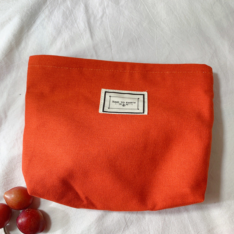 Small Bag Cosmetic Bag Clutch Bag Plaid Cloth Female Bag Four Seasons