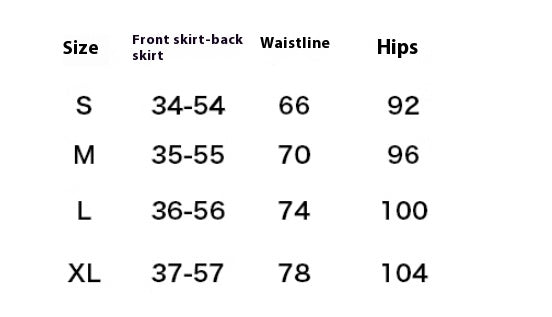 Women's American-style Irregular Denim Skirt
