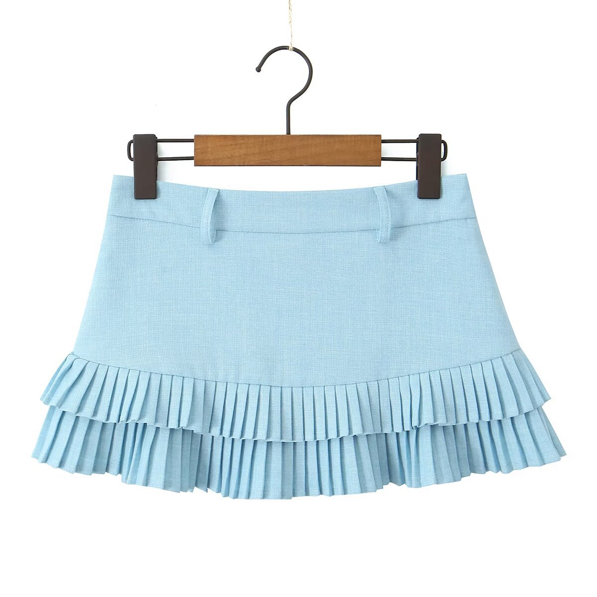 Women's Pleated Mini Skirt Stitching